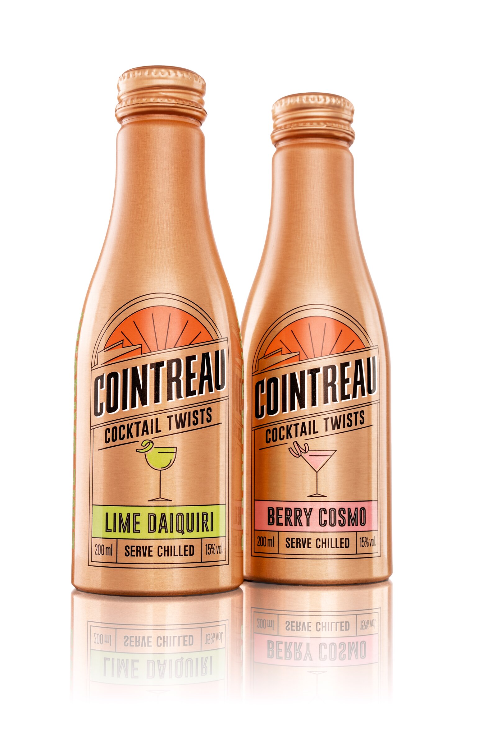 Cointreau Cocktail Twists bottles, product packshot