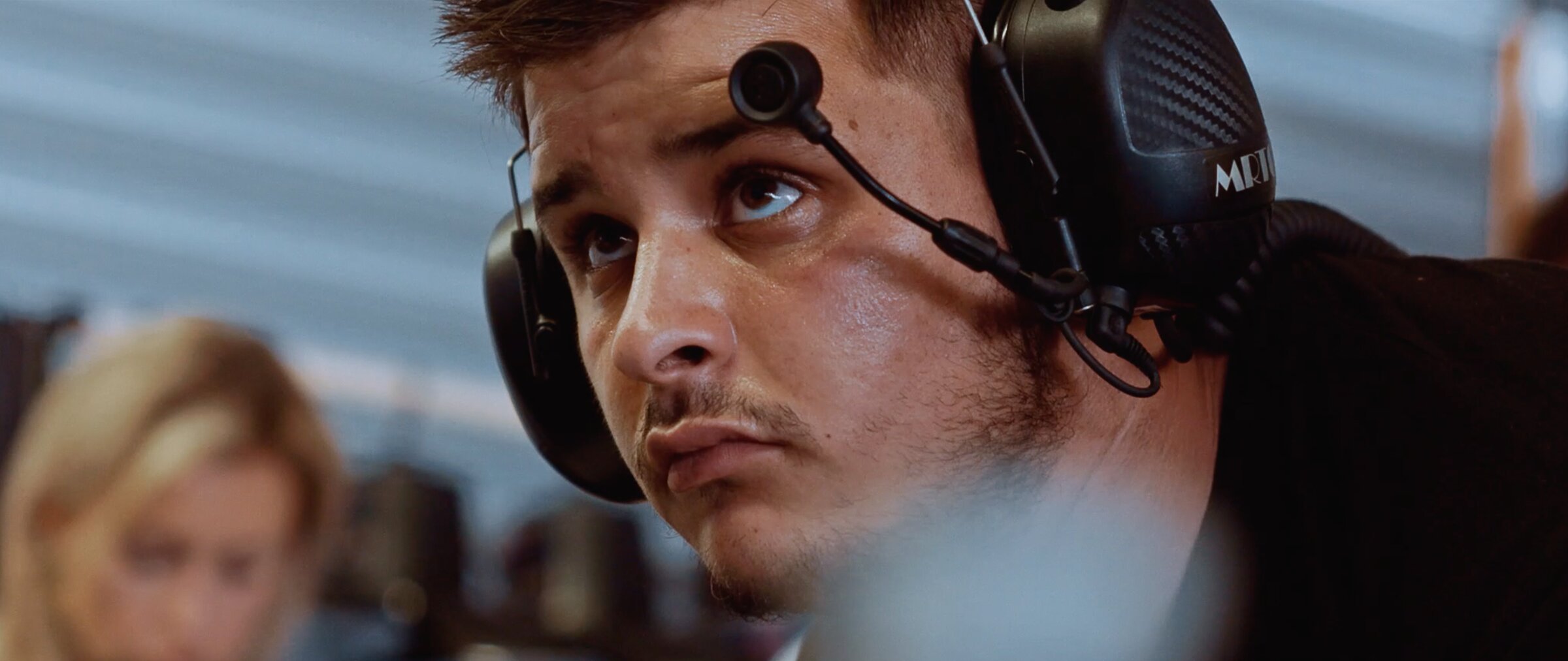 Engineer portrait, pit headset